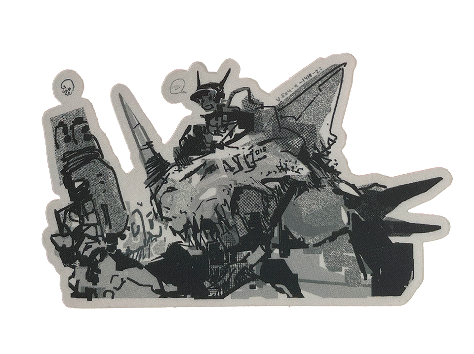 Mecha sticker